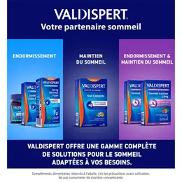 Valdispert Complément Alimentaire Sommeil 4 Actions Mélatonine 1,9mg 30 Capsules