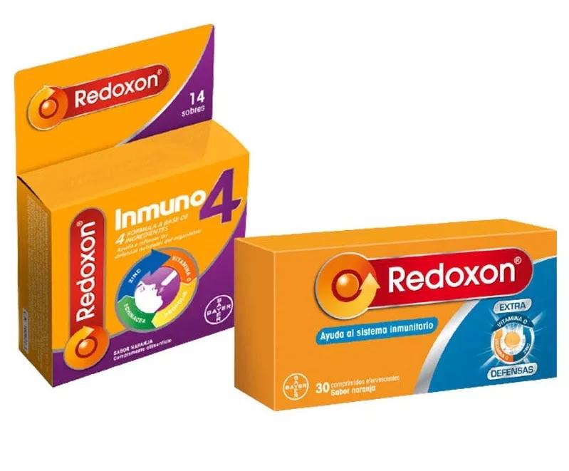 Redoxon Extra Défenses + Immunité 4 Vitamines et Défenses 30 Comprimés FORMAT ÉCONOMIQUE