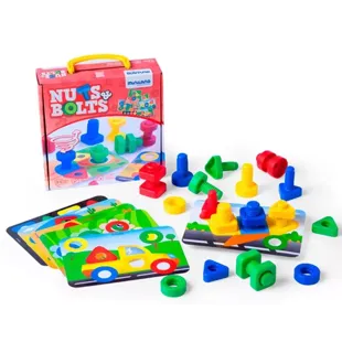 Parafusos e porcas Miniland Porcas e parafusos