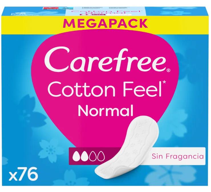 Carefree Protect Slip extrait de coton normal 76 unités