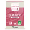 Nutrisanté Les Nutri'Sentiels Bio Cranberry 20 gélules