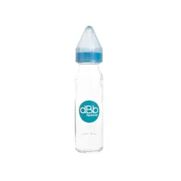 dBb Remond Biberon Régul'Air Verre Bleu 240ml