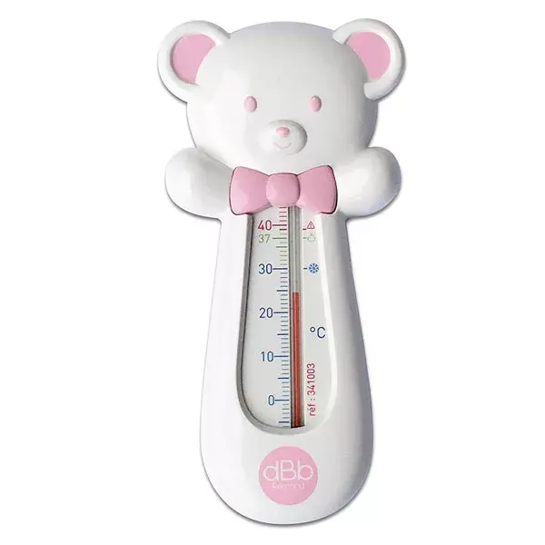 dBb Remond Pink Teddy Bear Bath Thermometer