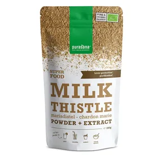 Purasana Cardo Mariano in Polvere + Estratto Biologico - 100 g
