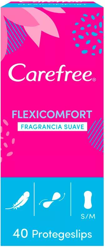 Carefree Protegeslips Flexicomfort S/M 40 uds