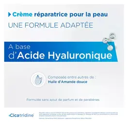 Cicatridine Crème Favorisant la Cicatrisation à l'Acide Hyaluronique 60 g