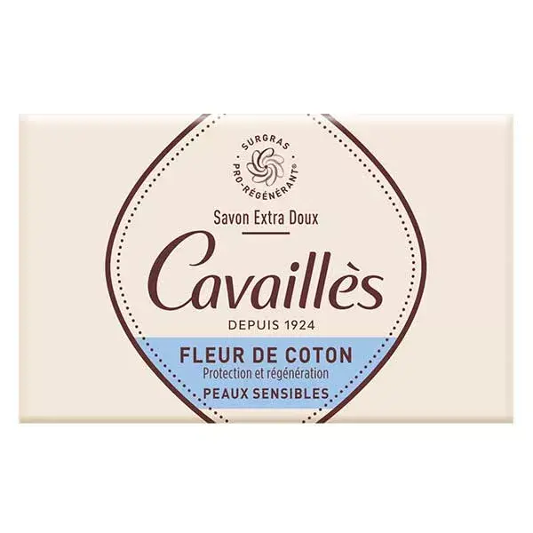 Rogé Cavaillès Savon Surgras Extra Doux Fleur de Coton 150g