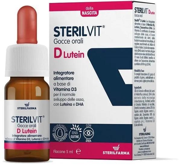 Sterilvit D Lutein Integratore per lo Sviluppo di Ossa 5 ml