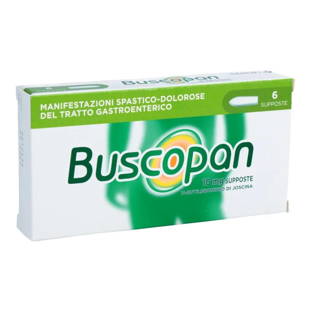 Buscopan 10mg N-butilbromuro di Joscina Antispastico 6 Supposte