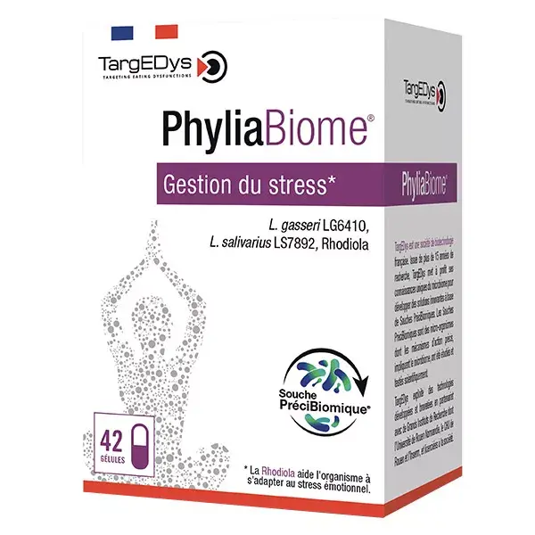 TargEDys PhyliaBiome® Gestion du stress 42 gélules