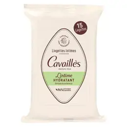 Rogé Cavailles Lingettes Intimes Sècheresse x15