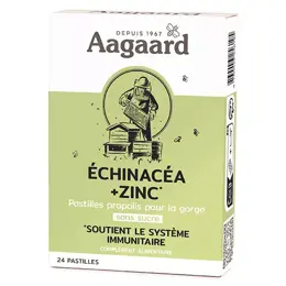 Aagaard Propolentum Echinacea et Zinc 24 pastilles