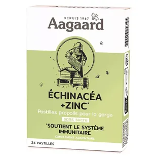 Aagaard Propolentum Echinacea et Zinc 24 pastiglie