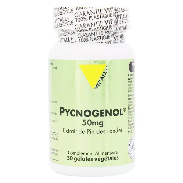 Vit'all+ Pycnogenol 50mg 30 gélules végétales