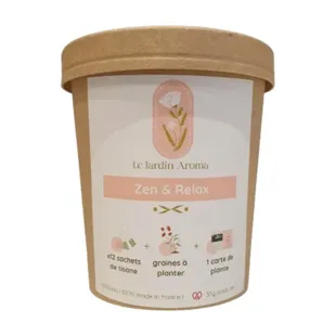 The Aromatic Garden Zen & Relax Bustine di tè in vasetto x12