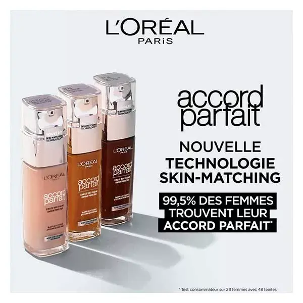 L'Oréal Paris Accord Parfait Base de Maquillaje Líquida 2R Vanille Rosé 30ml