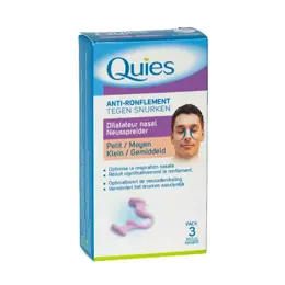 Quies Anti-Ronflement Dilatateur Nasal Petite Taille