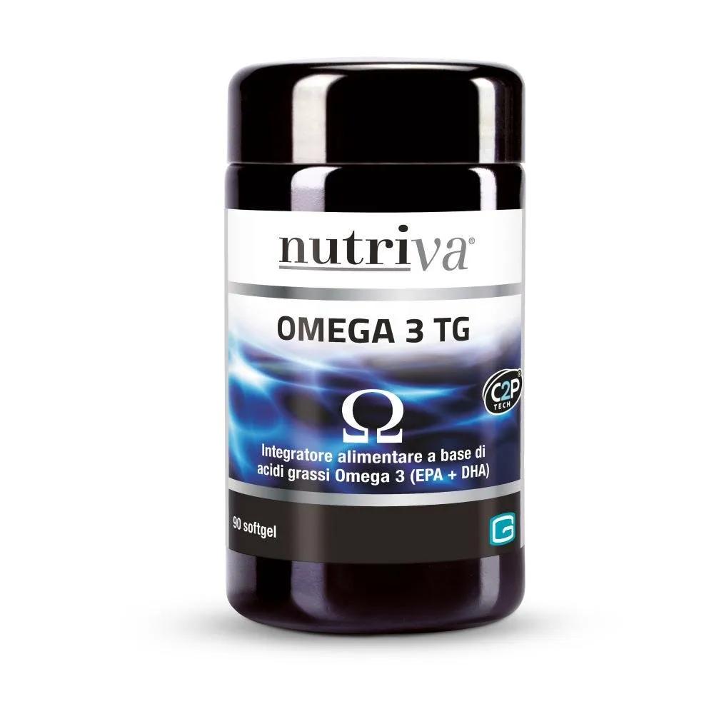 Nutriva Omega 3 TG Integratore Olio Di Pesce 90 Compresse Softgel