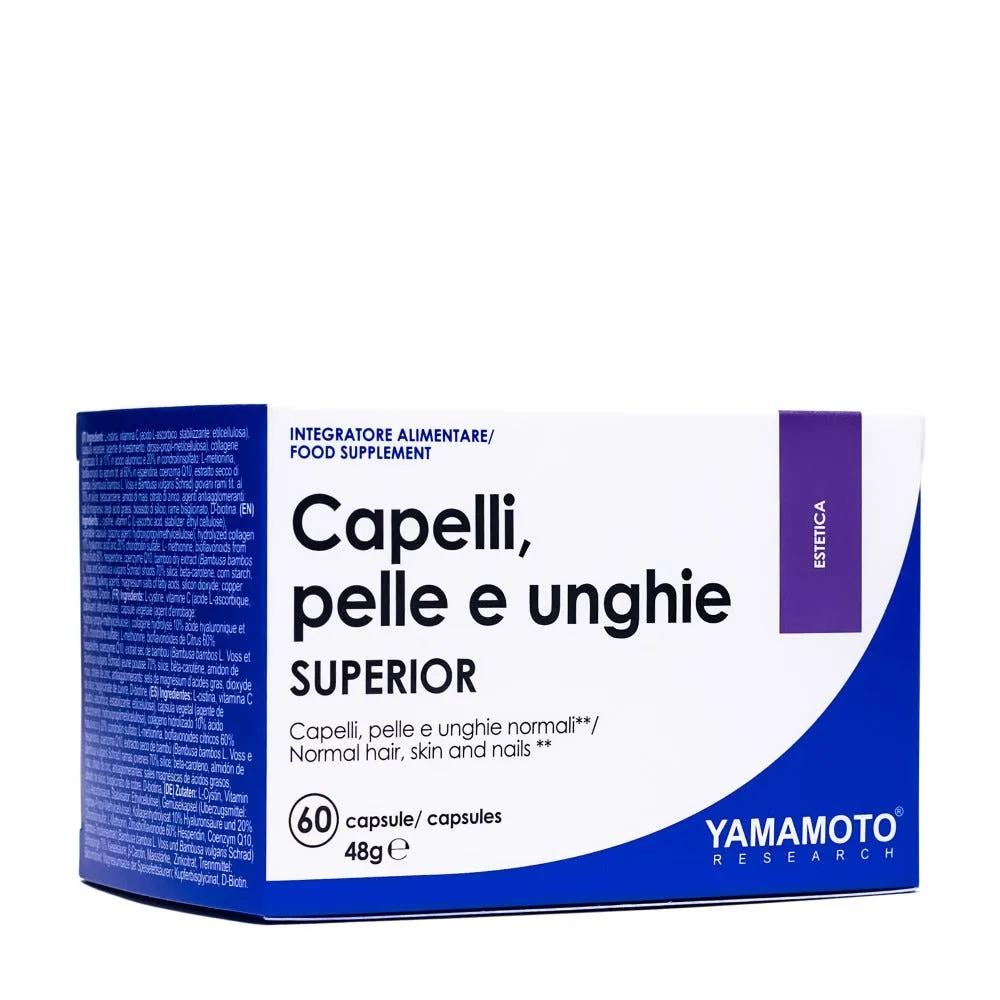 Yamamoto Research Capelli Pelle E Unghie Superior Integratore 60 Capsule