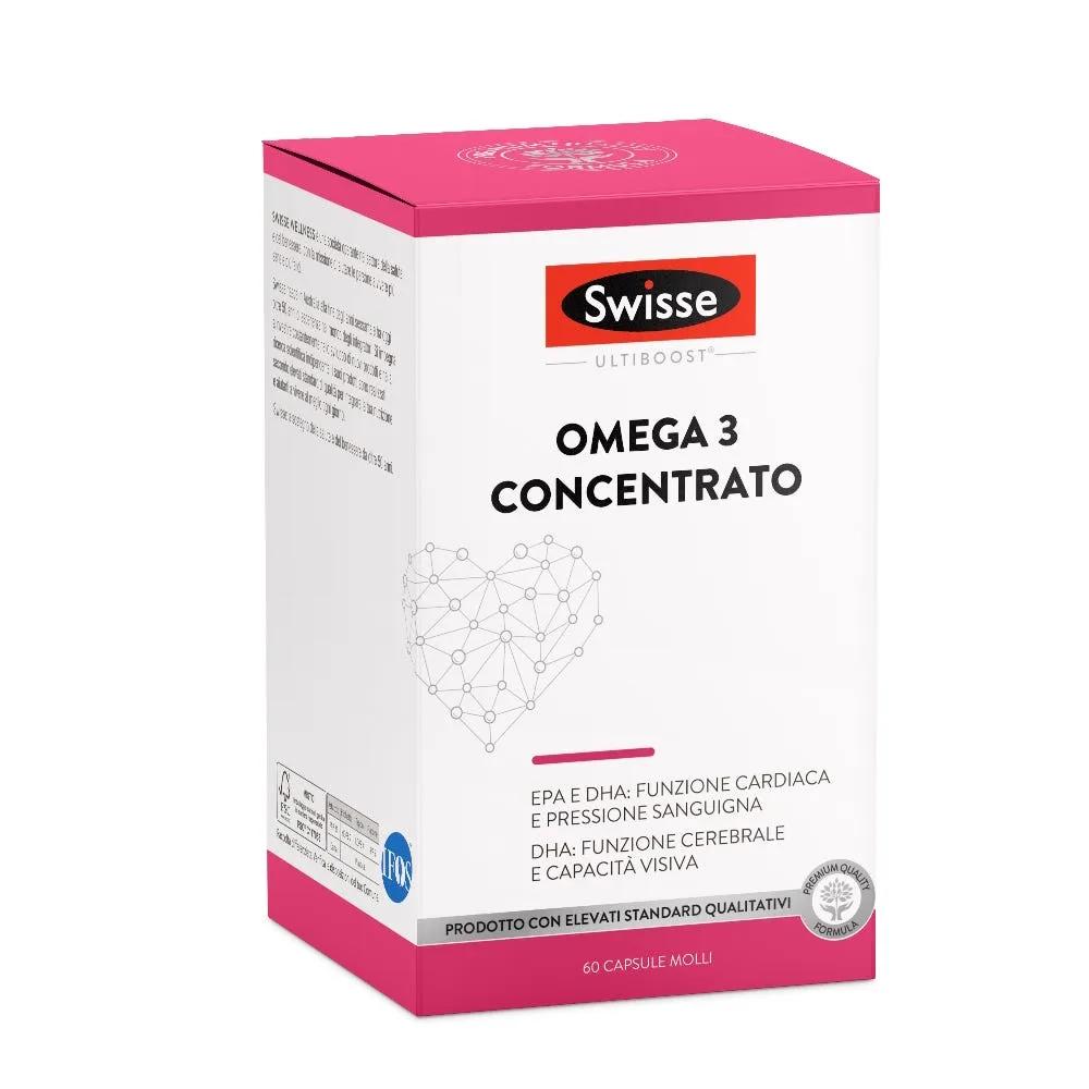 Swisse Omega 3 Concentrato Integratore Per il Cuore 60 Capsule