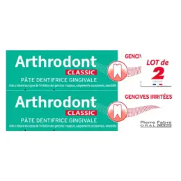 Arthrodont Classic Pâte Dentifrice Lot de 2 x 75ml