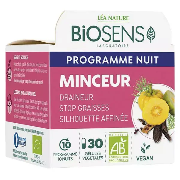 Biosens Minceur Programme Nuit Bio 30 gélules végétales