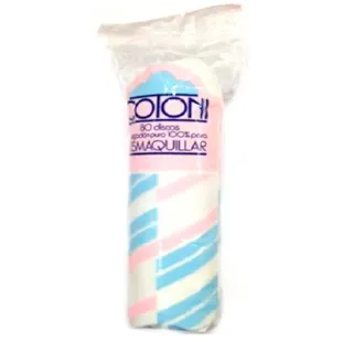 Cotton Makeup Remover Pads 80 pcs