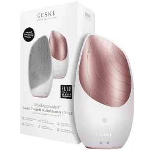 Geske Sonic Thermo Gesichtsbürste 6 in 1 Weiß