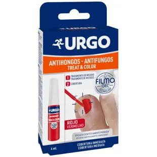 Urgo Treat &amp; Color Antimykotisches Filmogel Rot 4 ml
