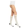 Sigvaris Styles Motifs Marinière Chaussettes Classe 2 Long Taille L Écru Blanc