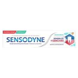 Sensodyne Dentifrice Sensibilité et Gencives Menthe Fraiche 75ml