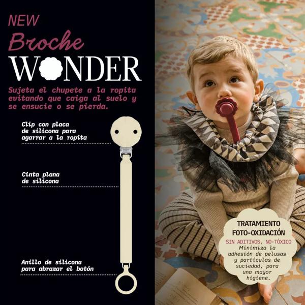 Buy Suavinex Wonder Almost Aqua Pacifier Clip with Clip and - Main Image
