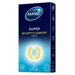 Manix Super Sécurité et Confort 6 préservatifs