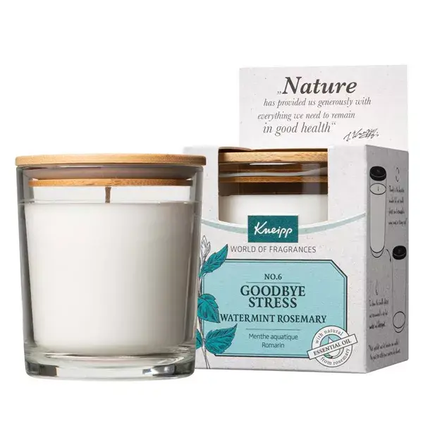 Kneipp Home Perfume Candle Goodbye Stress Candle Aquatic Mint Rosemary 145g