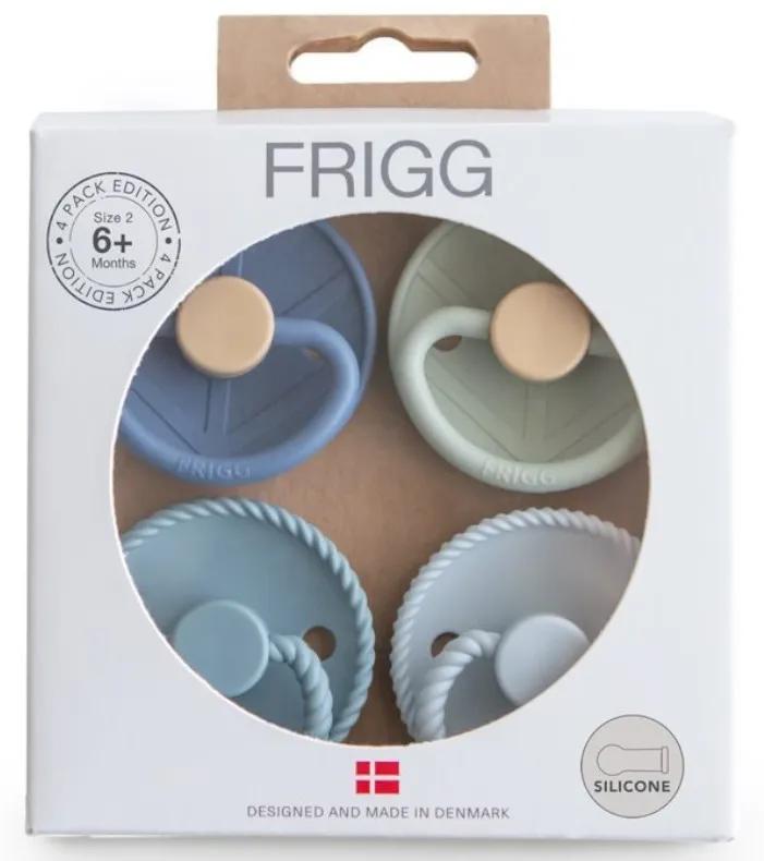 Sucettes en silicone Frigg mixtes Skyline Serenity +6m 4 unités
