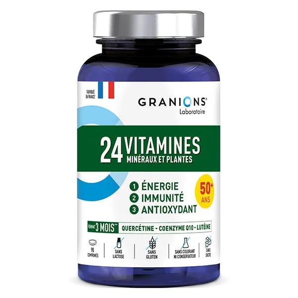 Granions 24 Vitaminas Minerales y Plantas para Mayores 90 comprimidos