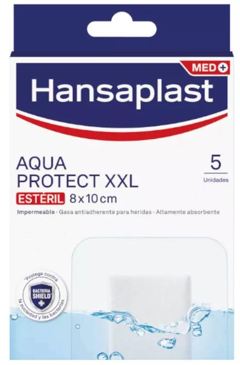 Hansaplast Aqua Protect XXL 8x10cm 5 Stuks