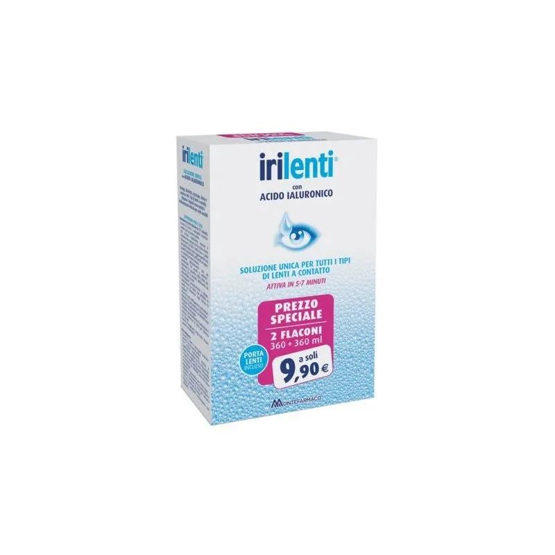 Irilenti Plus Soluzione Unica Per Lenti A Contatto Morbide PROMO BIPACCO 360 ML+360 ML