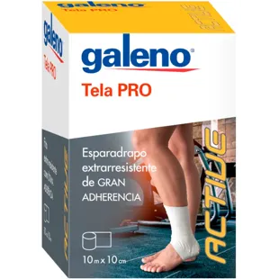 Galeno Tape PRO Stoff Weiß 10m x 10cm