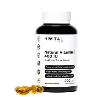 Hivital Vitamin E Natural 400 IU 200 Pearls
