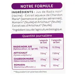 Superdiet Quatuor Bio Bien-Etre du Foie 20 ampoules