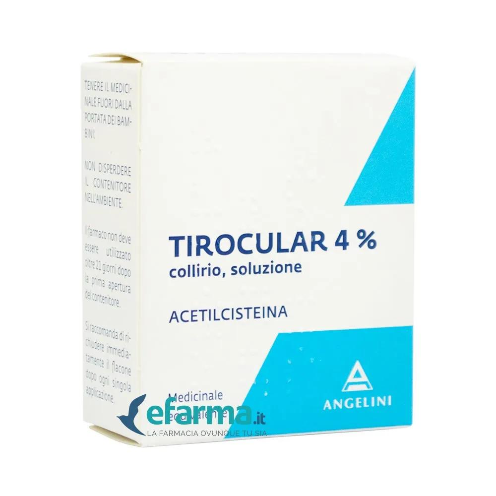 Tirocular Collirio 4% Acetilcisteina Flacone 10 ml