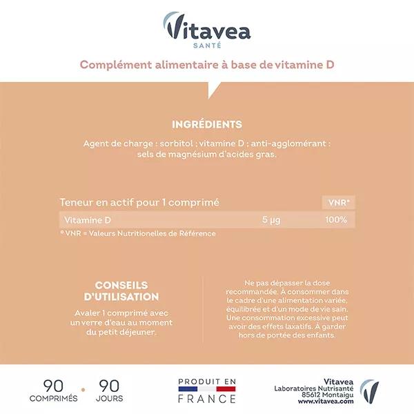 Nutrisanté vitamina D 90 comprimidos