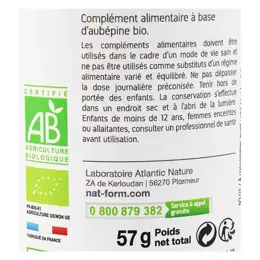 Nat & Form Bio Aubépine 200 gélules végétales