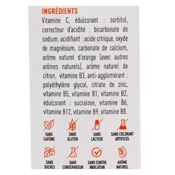 Granions Vitamineris Energy 1000mg 30 effervescent tablets