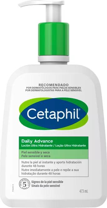 Cetaphil Daily Advance Loción Ultra Hidratante Pieles Sensibles Y Secas 473 ml
