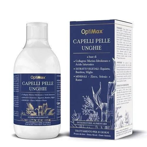 Optima Naturals Optimax Integratore Per Capelli Pelle e Unghie 500 ml