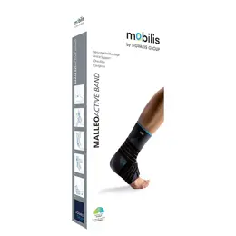 Sigvaris Mobilis MalleoActive Band Chevillère Proprioceptive Taille XL Bleu Gris