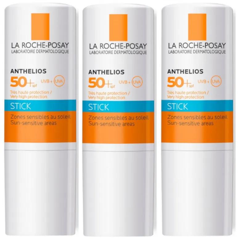 La Roche Posay Anthelios XL Stick Gevoelige Zones SPF50+ 3 stuks