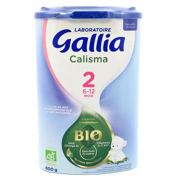 Gallia Calisma Bio 2ème Age 800g